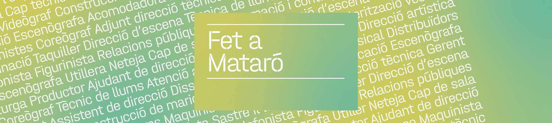 Imatge gràfica del cicle Fet a Mataró